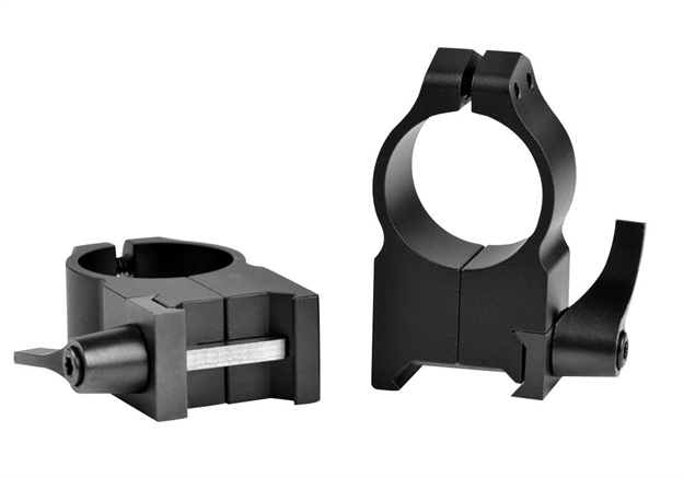 Picture of  Warne 203Lm Vertical Rings Maxima Matte Black 1" Extra High Quick Detach 0 Moa 656813000746