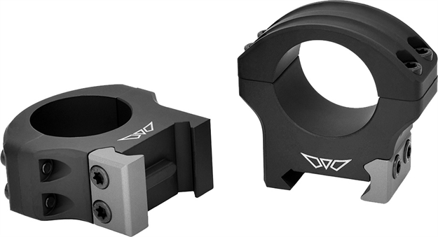 Picture of  Warne 8501M Hyperlite  Matte Black Magnafusion Alloy 1" Tube Medium Maxima/Weaver/Picatinny