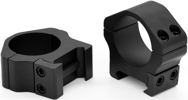 Picture of  Warne 500M Horizontal Rings Maxima Matte Black 1" Low 0 Moa