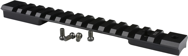 Picture of  Warne 7654M Mountain Tech Tactical Rail Black Anodized Aluminum Weatherby Mark V 9 Lug Magnum (Except .240 Wm) Magnum Action, 0 Moa