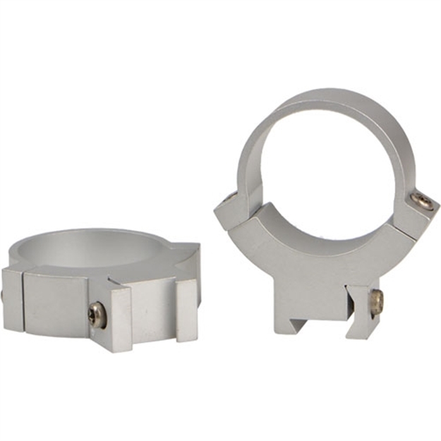 Picture of Warne Scope Mounts Rings 7.3/22 30Mm High Silver 3/8 OR 11Mm Dovetail<