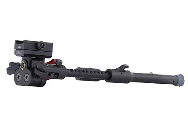 Picture of  Warne 7921M Skyline Pro Bipod  Black Anodized QD Picatinny Head With Lite Legs