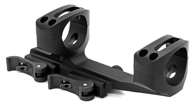 Picture of  Warne Qdxskel30tw Skeletonized Scope Mount/Ring Combo Quick Detach Black Anodized 30Mm Tube Msr Ultra High Rings