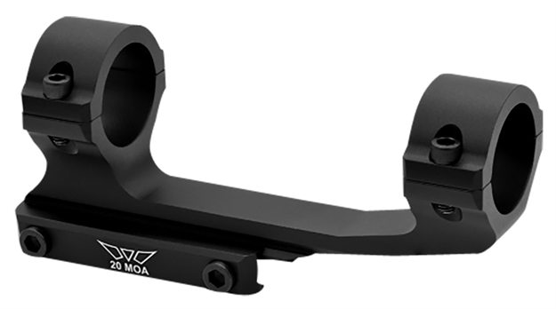 Picture of  Warne V4011m Msr Scope Mount/Ring Combo Matte Black 1" 20 Moa