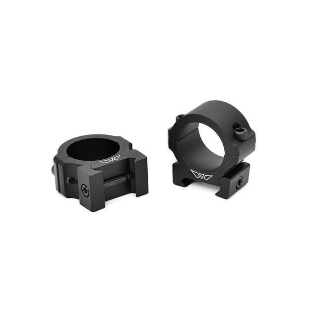 Picture of  Warne V600m Horizontal Rings Vapor Matte Black 1" Low 0 Moa