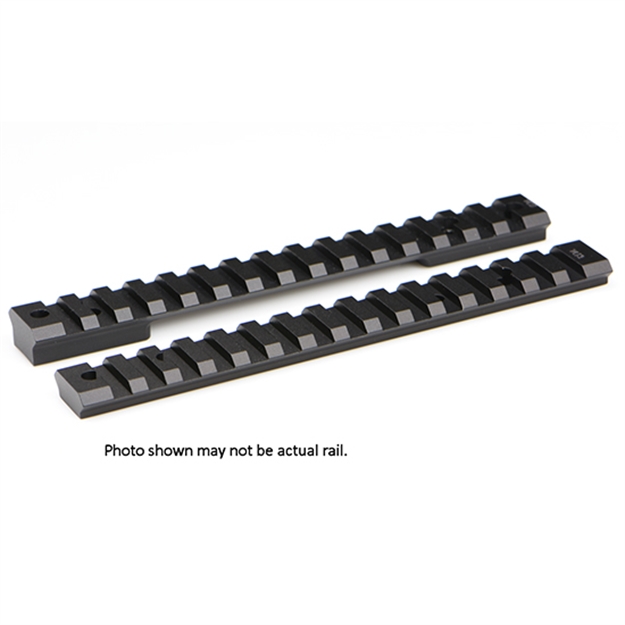 Picture of  Warne 7666M Mountain Tech Tactical Rail Black Anodized Aluminum Savage 110 (6-48) Rifle Short Action, 0 Moa