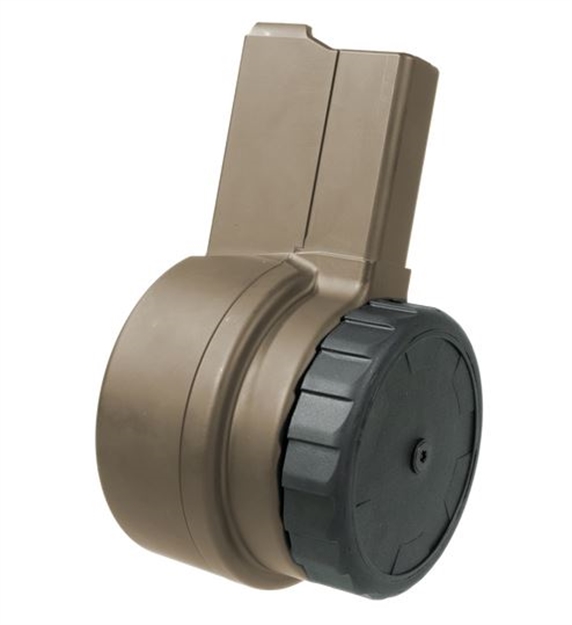 Picture of Warrior Systems W-15 50Rd Drum Magazine Fde W15FDE 810099630220