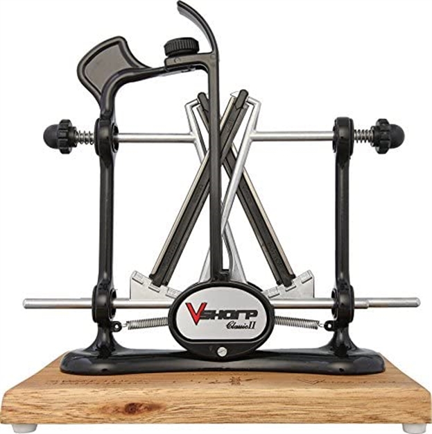 Picture of Warthog Knife Shrpener V-Sharp Classic II With Wooden Base