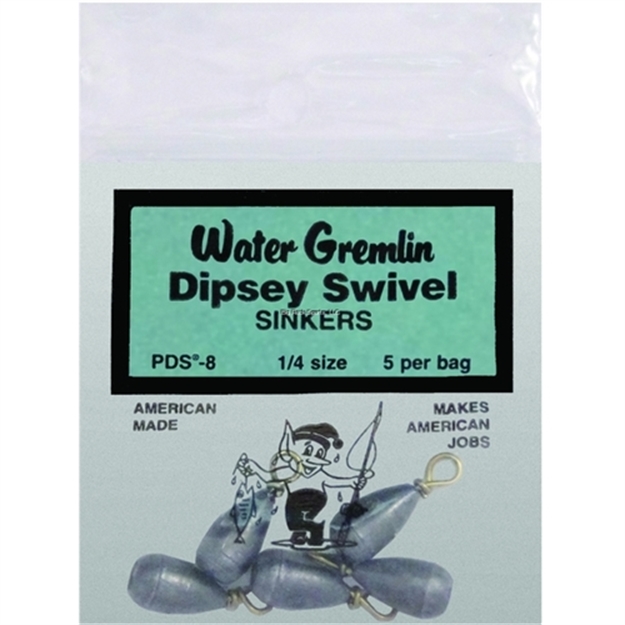 Picture of Water Gremlin Dipsey Swivel Sinker 1/4Oz 5Pc