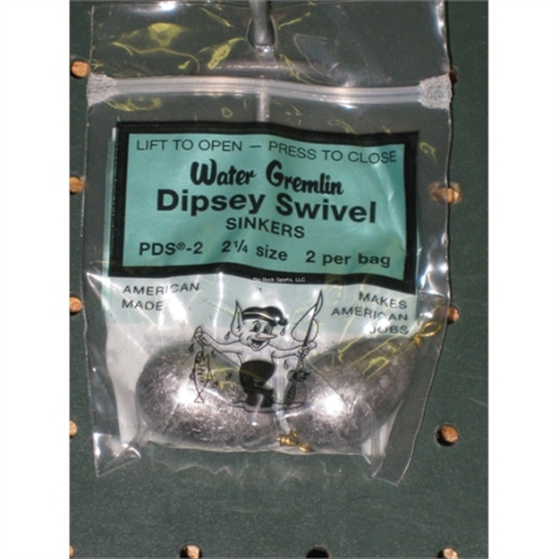 Picture of Water Gremlin Dipsey Swivel Sinker 2-1/4Oz 2Pc