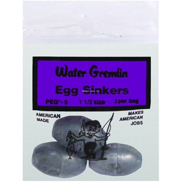 Picture of Water Gremlin Egg Sinker 1-1/2Oz 3Pc