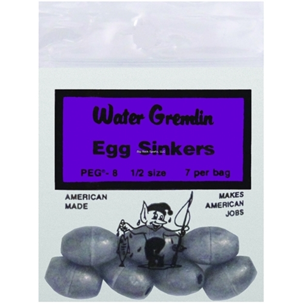 Picture of Water Gremlin Egg Sinker 1/2Oz 7Pk