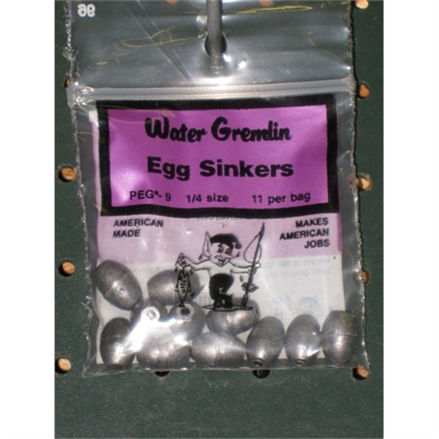 Picture of Water Gremlin Egg Sinker 1/4Oz 11Pc