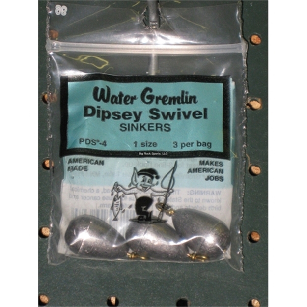 Picture of Water Gremlin Dipsey Swivel Sinker 1Oz 3Pc