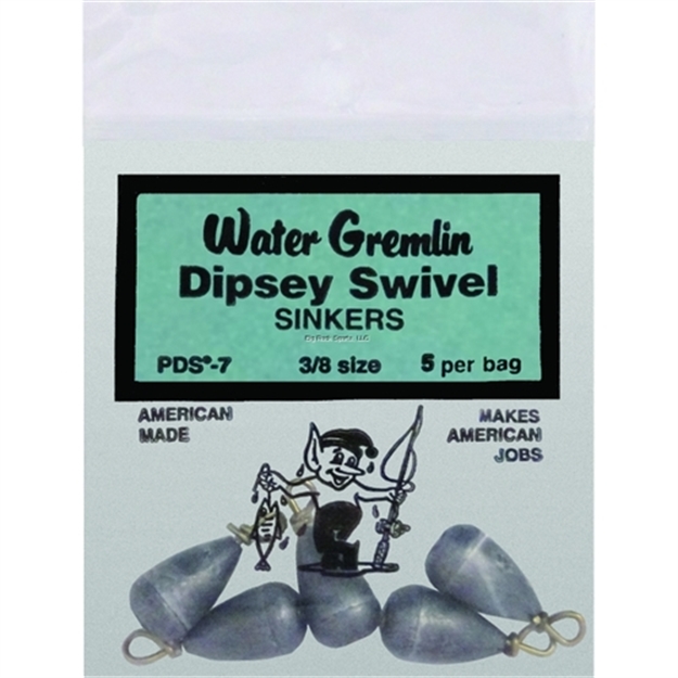 Picture of Water Gremlin Dipsey Swivel Sinker 3/8Oz 5Pc