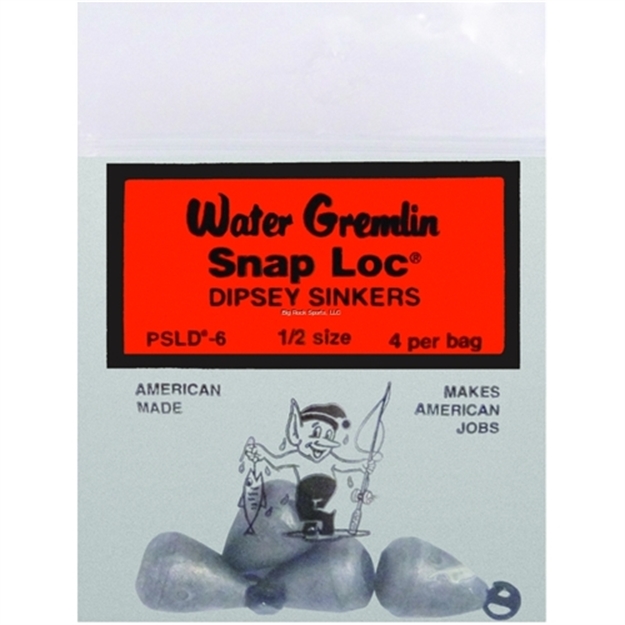 Picture of Water Gremlin Snap-Loc Dipsey Swivel Sinker 1/2Oz 4Pc