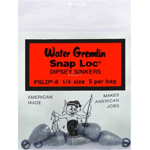 Picture of Water Gremlin Snap-Loc Dipsey Swivel Sinker 1/4Oz 5Pc