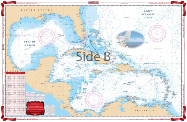 Picture of Waterproof Charts Caribbean & Gulf OF Mexico Standard Navigation