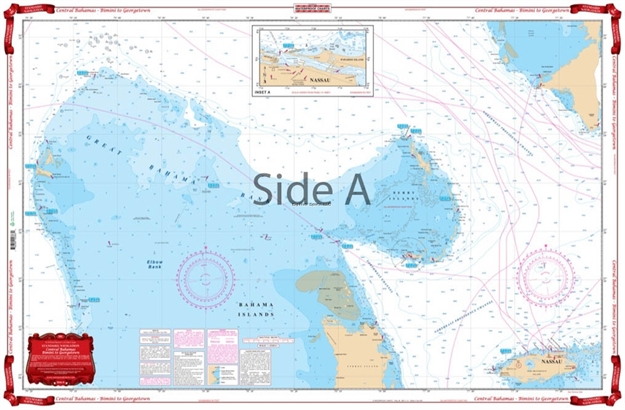 Picture of Waterproof Charts Central Bahamas - Bimini TO Georgetown Standard Navigation