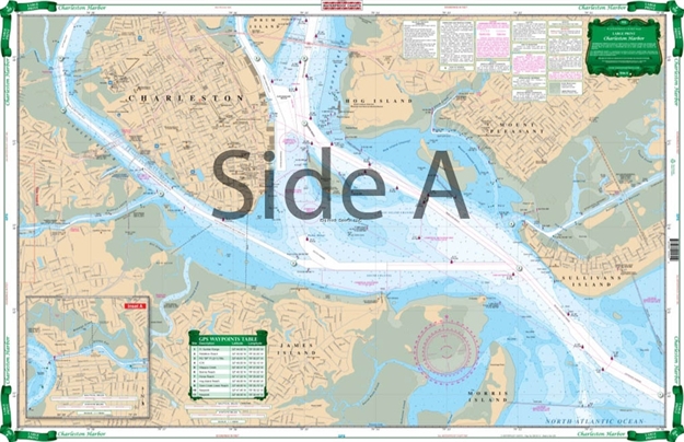 Picture of Waterproof Charts Charleston Harbor - Large Print