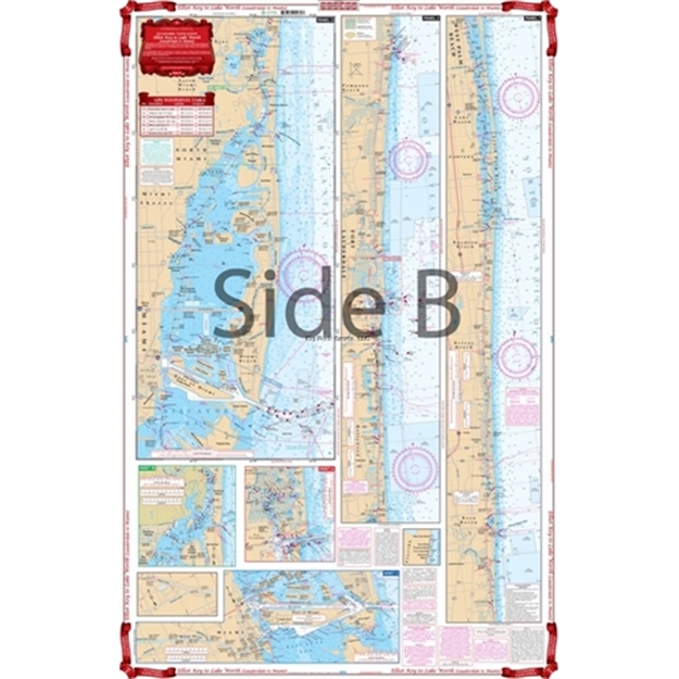 Picture of Waterproof Charts Elliott Key TO Lake Worth Standard Navigation