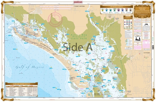 Picture of Waterproof Charts Estero Bay Fishing Inshore