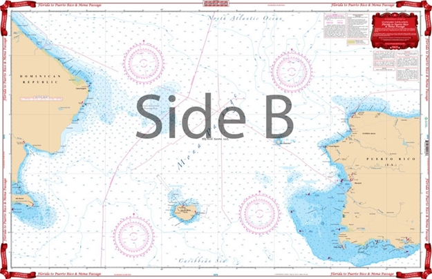 Picture of Waterproof Charts Florida TO Puerto Rico & Mona Passage Standard Navigation