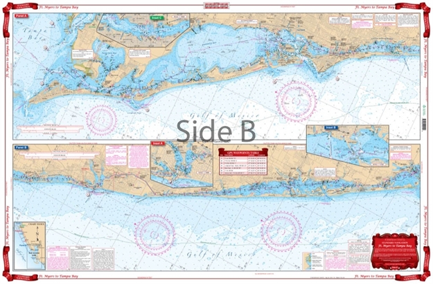 Picture of Waterproof Charts Fort Myers Beach TO Tampa Bay Standard Navigation
