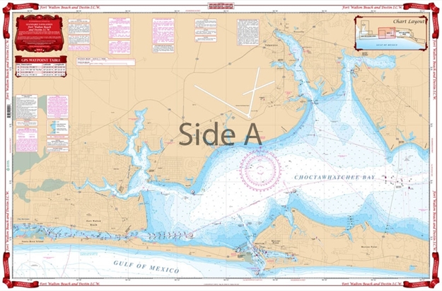 Picture of Waterproof Charts Fort Walton Beach & Destin Icw Standard Navigation