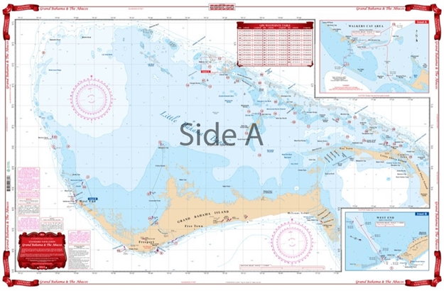 Picture of Waterproof Charts Grand Bahama & The Abacos Standard Navigation
