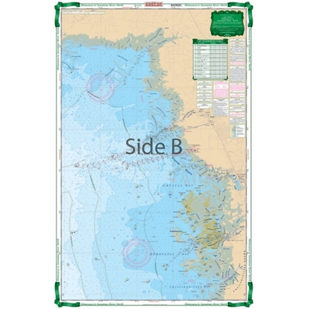 Picture of Waterproof Charts Homosassa Bay TO Suwannee River Large Print