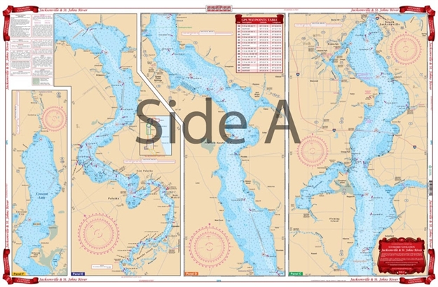 Picture of Waterproof Charts Jacksonville & St. Johns River Standard Navigation