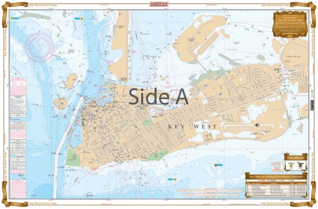 Picture of Waterproof Charts Key West & Lower Keys - Lobster, Fish & Dive Inshore