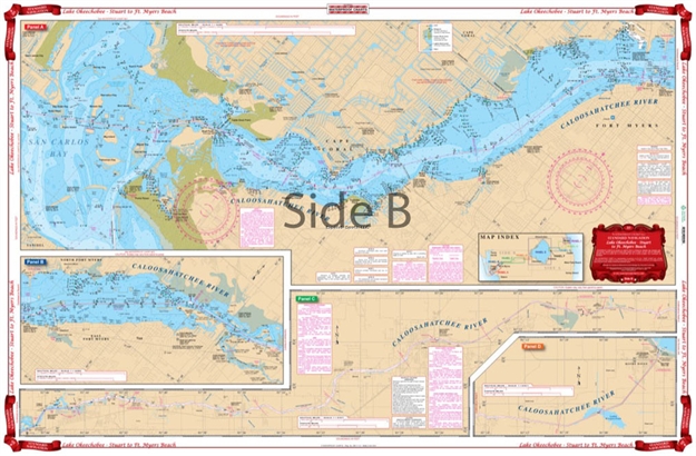 Picture of Waterproof Charts Lake Okeechobee -Stuart TO Fort Myers Standard Navigation