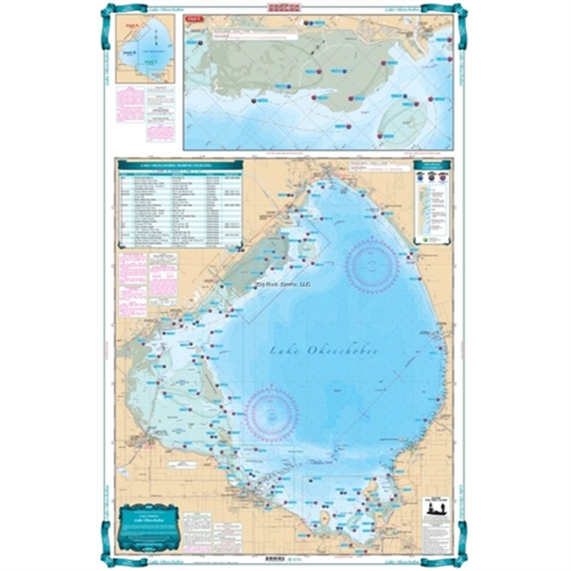 Picture of Waterproof Charts Lake Okeechobee Fishing Lake