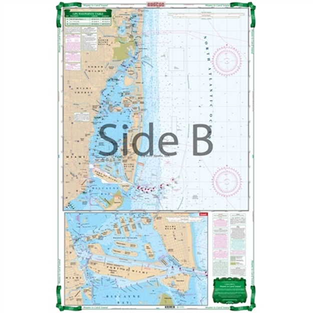 Picture of Waterproof Charts Miami TO Card Sound Large Print