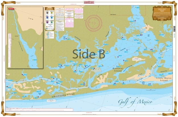 Picture of Waterproof Charts Naples Bay Fishing Inshore
