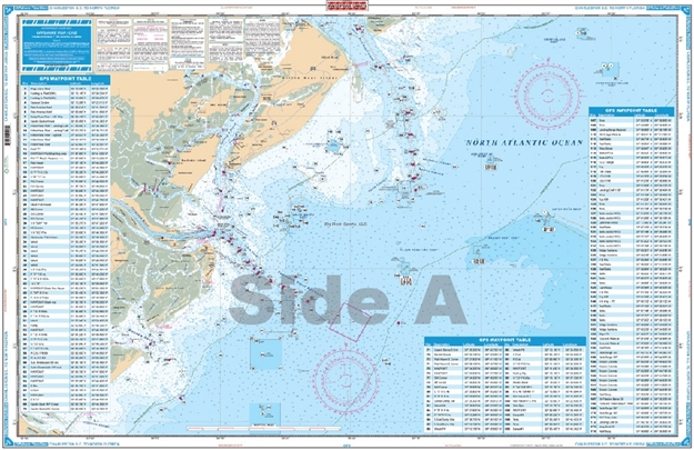 Picture of Waterproof Charts North Florida, Georgia, North Carolina Fishing Offshore Fish & Dive