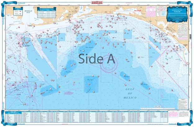 Picture of Waterproof Charts Panhandle Fishing Offshore Fish & Dive