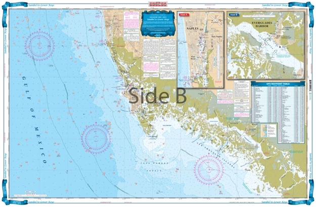 Picture of Waterproof Charts Sanibel TO Lower Keys Fishing Offshore Fish & Dive
