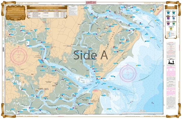Picture of Waterproof Charts Savannah TO St. Catherines Sound Fishing Inshore