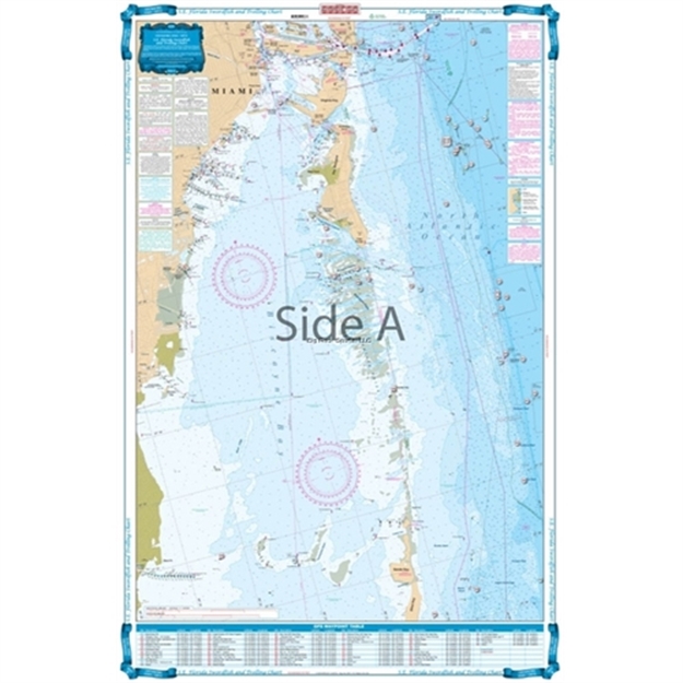 Picture of Waterproof Charts SE Florida - Swordfish & Trolling Fishing Offshore Fish & Dive