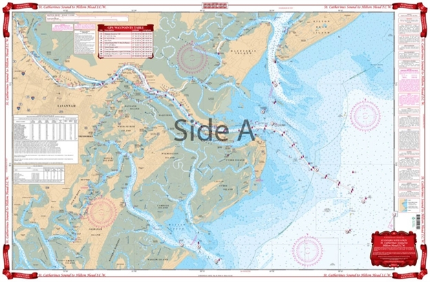 Picture of Waterproof Charts St. Catherines Sound TO Hilton Head Icw Standard Navigation