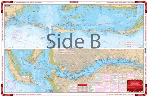 Picture of Waterproof Charts Ten Thousand Islands TO Boca Grande Standard Navigation