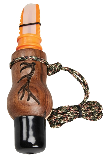 Picture of  Wayne Carlton's Calls 70168 Whispering Cow Call  Open Call Cow Sounds Attracts Elk Natural Walnut/Maple