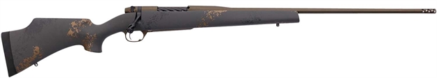 Picture of  Weatherby Mcu03n240wr6b Mark V Camilla Ultra Lightweight Compact 240 Wthby Mag 4+1 24" Barrel, Midnight Bronze Cerakote Metal Finish, Black With Smoke/Gold Sponge Accents Monte Carlo Stock 747115449354