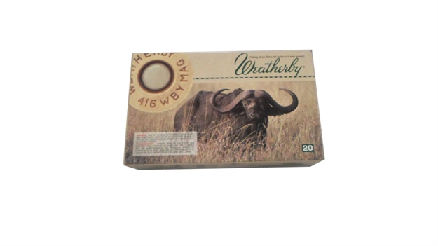Picture of Weatherby H416400rn Select Plus  416Wthbymag 400Gr Soft Point Round Nose 20 Per Box/10 Case 747115010622