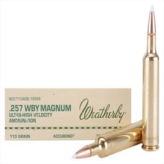 Picture of Wby Ammo 257Wby 110Gr Nos AB 20/200