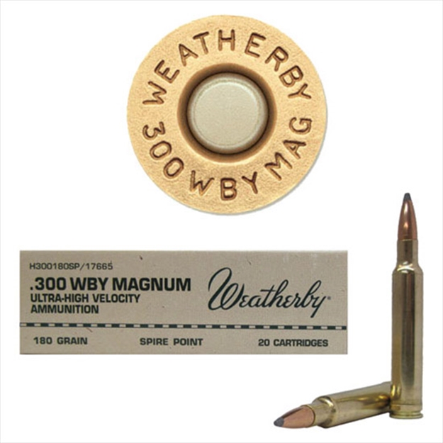 Picture of Wby Ammo 300Wby 180Gr Spire 20/200