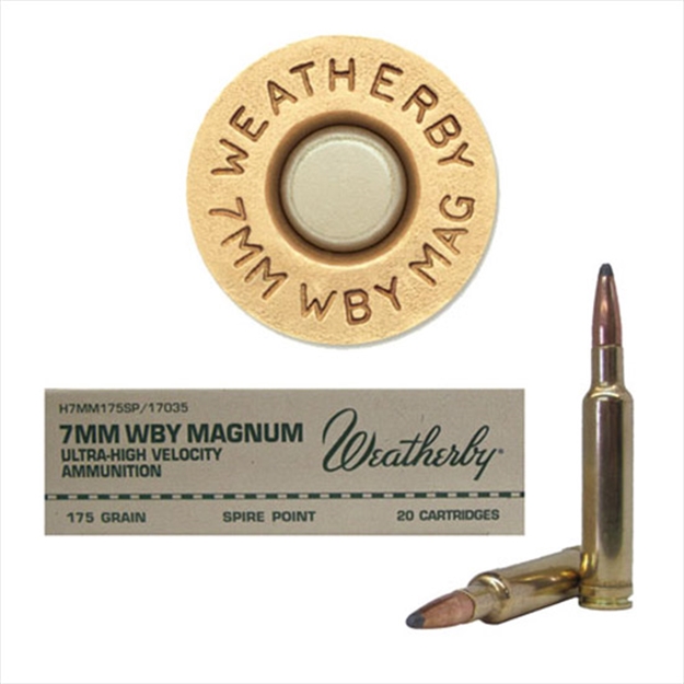 Picture of Wby Ammo 7Mmwby 175Gr Spire 20/200